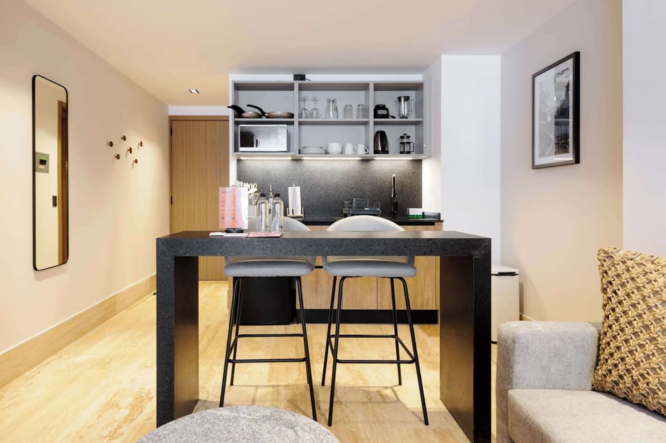 Clean and pleasant kitchen