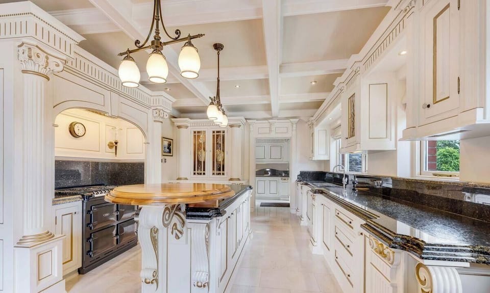 House, Patio | Private kitchen