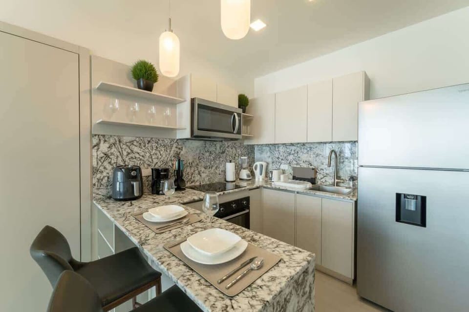 Fully equipped kitchen