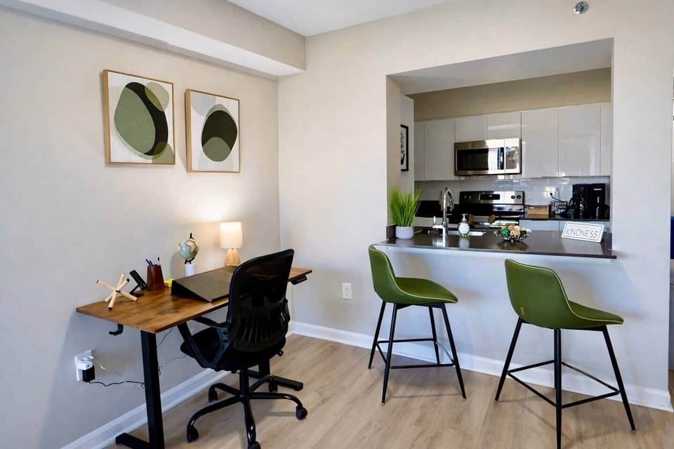 Modern Kitchen and Office Nook