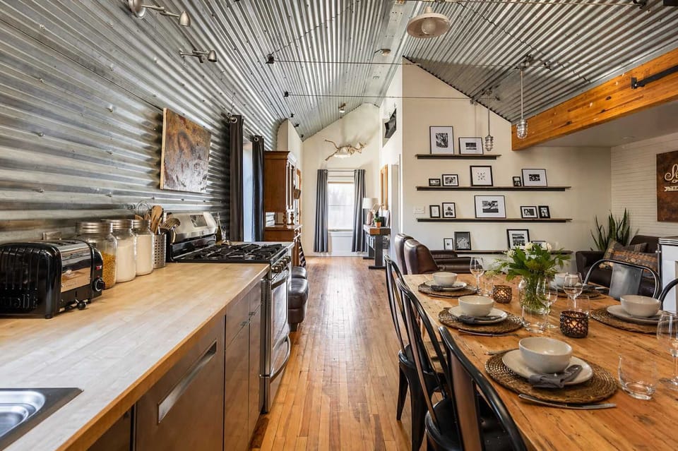 Cook, Gather, and Dine in This Warm Rustic Space