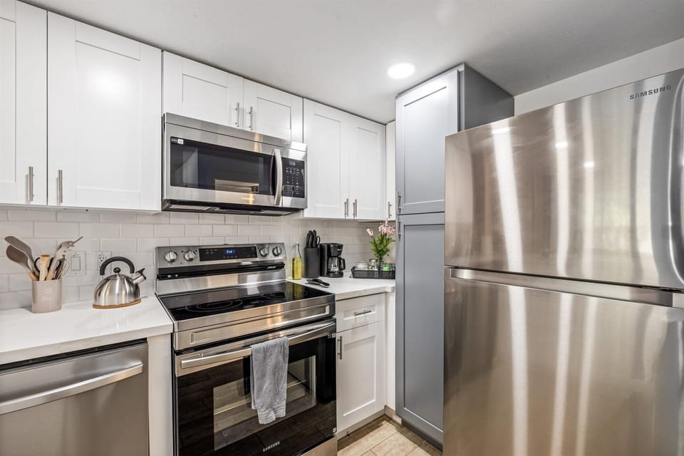 Oven, Stove, Microwave and Fridge