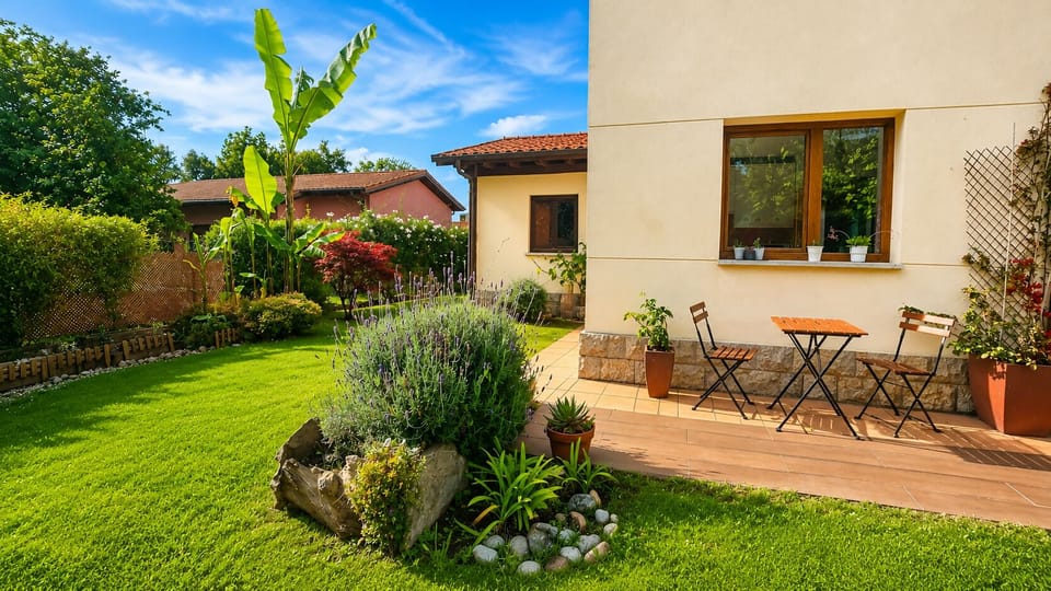 Garden,Balcony/Terrace,Garden view