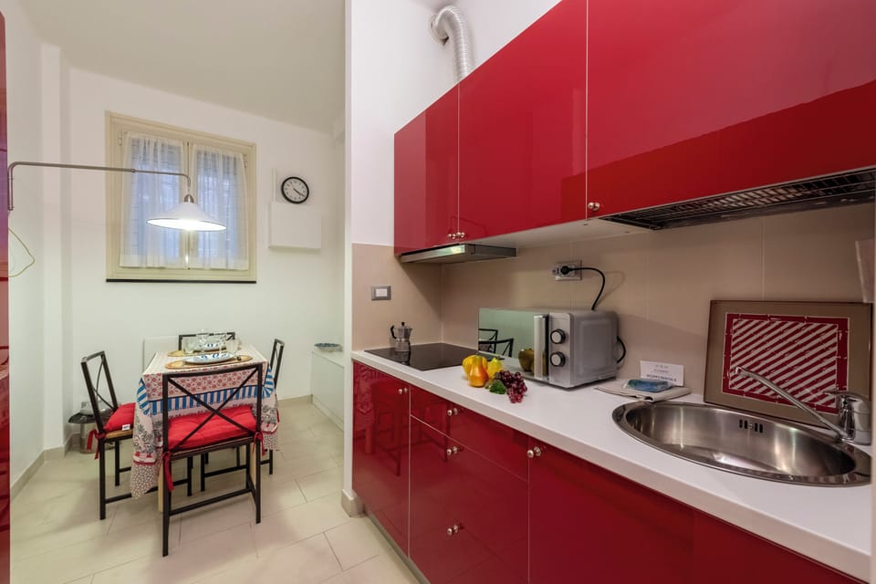 Kitchen and dining area