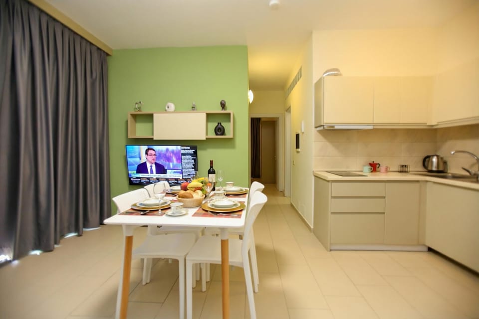 Kitchen and dining area