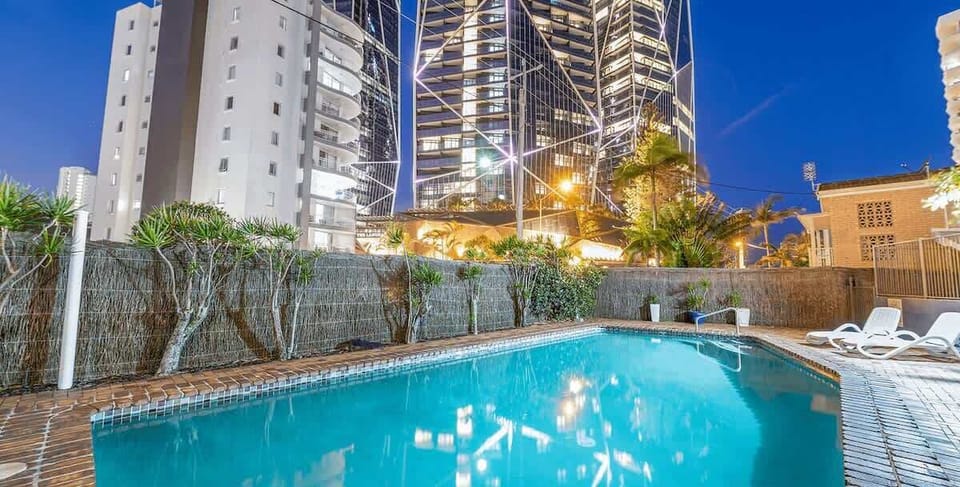 Resort-style swimming pool available for guests