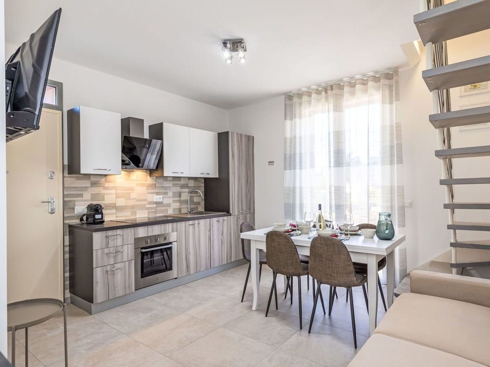 Interior Design, Furniture, Flooring, Home, Floor, Apartment, Kitchen, Ceiling, Room, Countertop