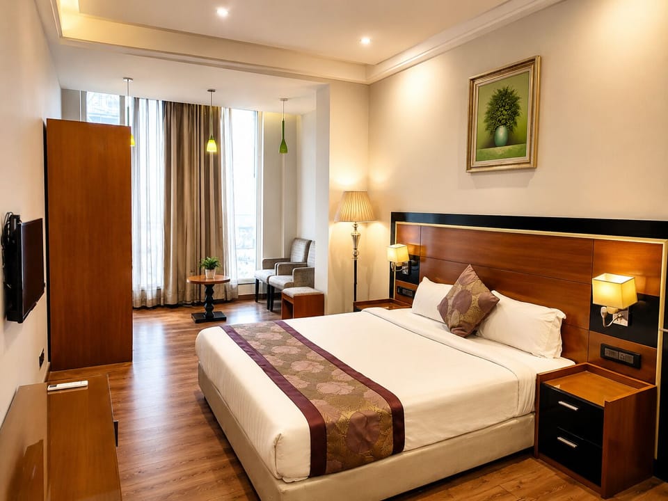 Deluxe Room, City View | Laptop workspace, WiFi (free)