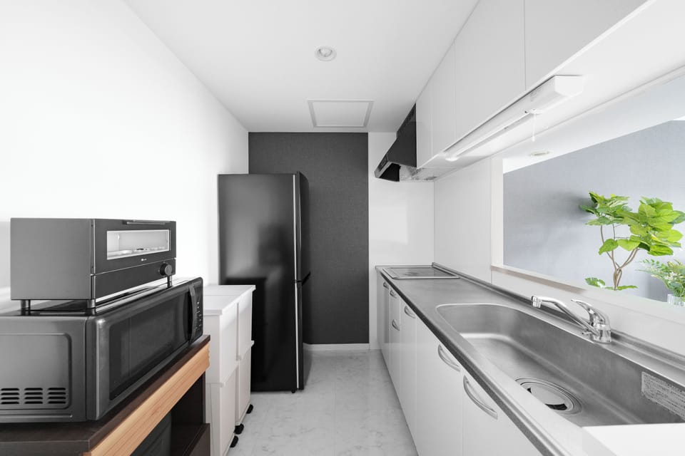 Apartment | Private kitchen | Microwave, stovetop, rice cooker, toaster oven