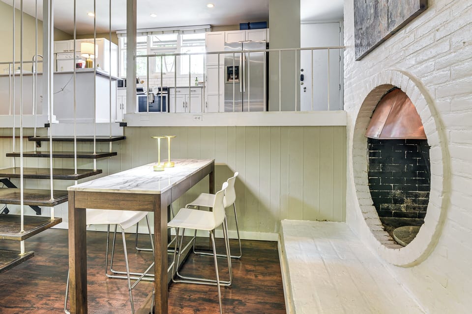Dining Space | Decorative Fireplace | Lower Level