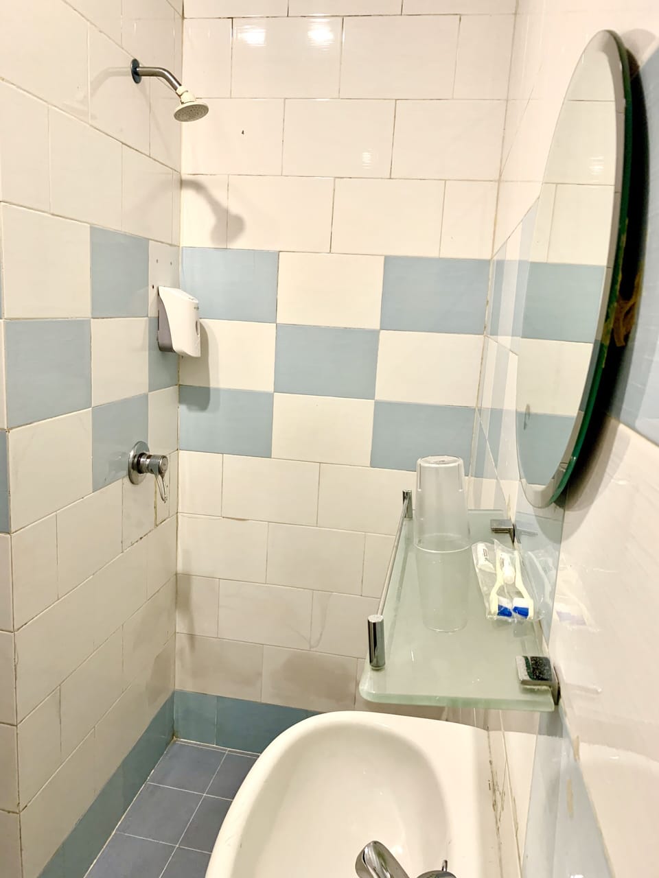 Free toiletries, slippers, towels
