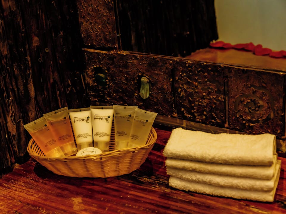 Shower, free toiletries, hair dryer (on request), bathrobes