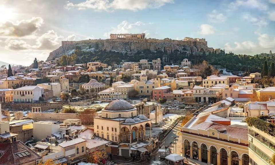The center of Athens half an hour away