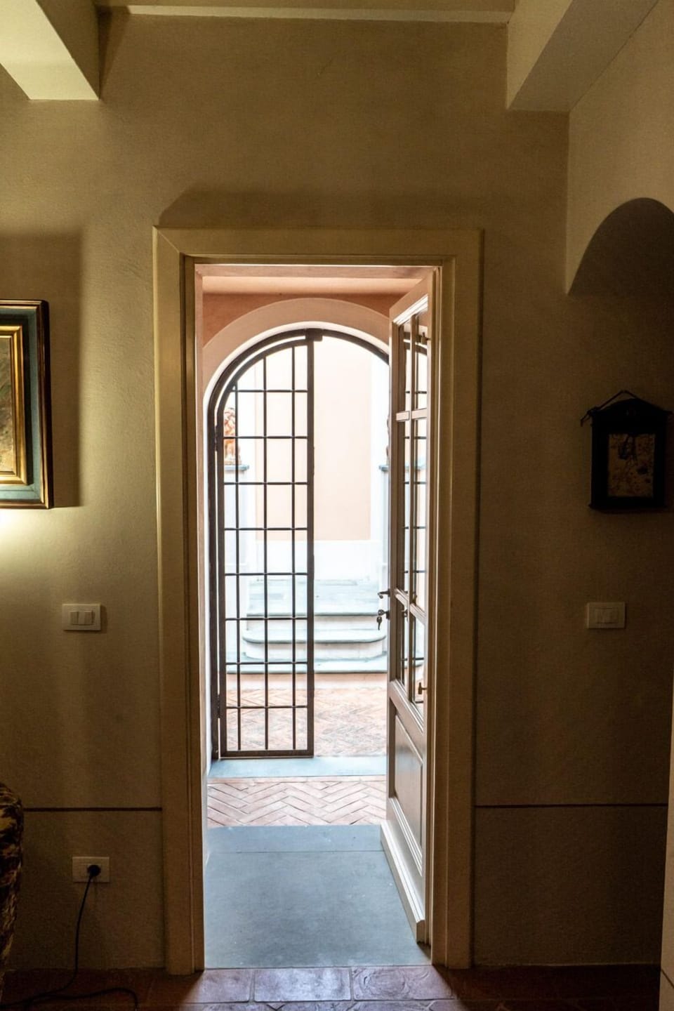 Interior entrance