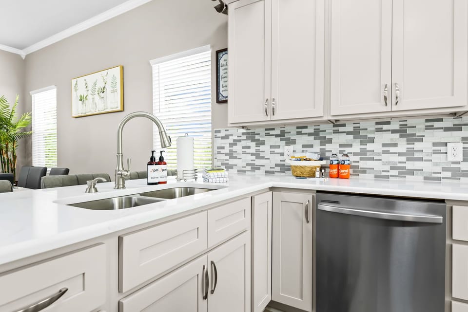 Sink and dishwasher