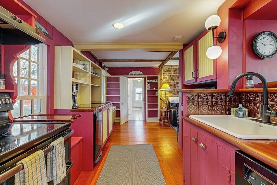 Kitchen view from mudroom