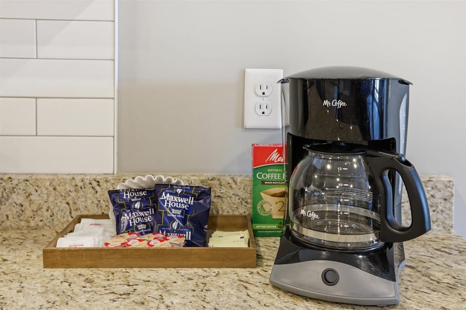 Hit brew, grab your mug, and step into your morning routine. Whether it’s a quiet start or a full group wake-up, this little corner sets the tone for the day.