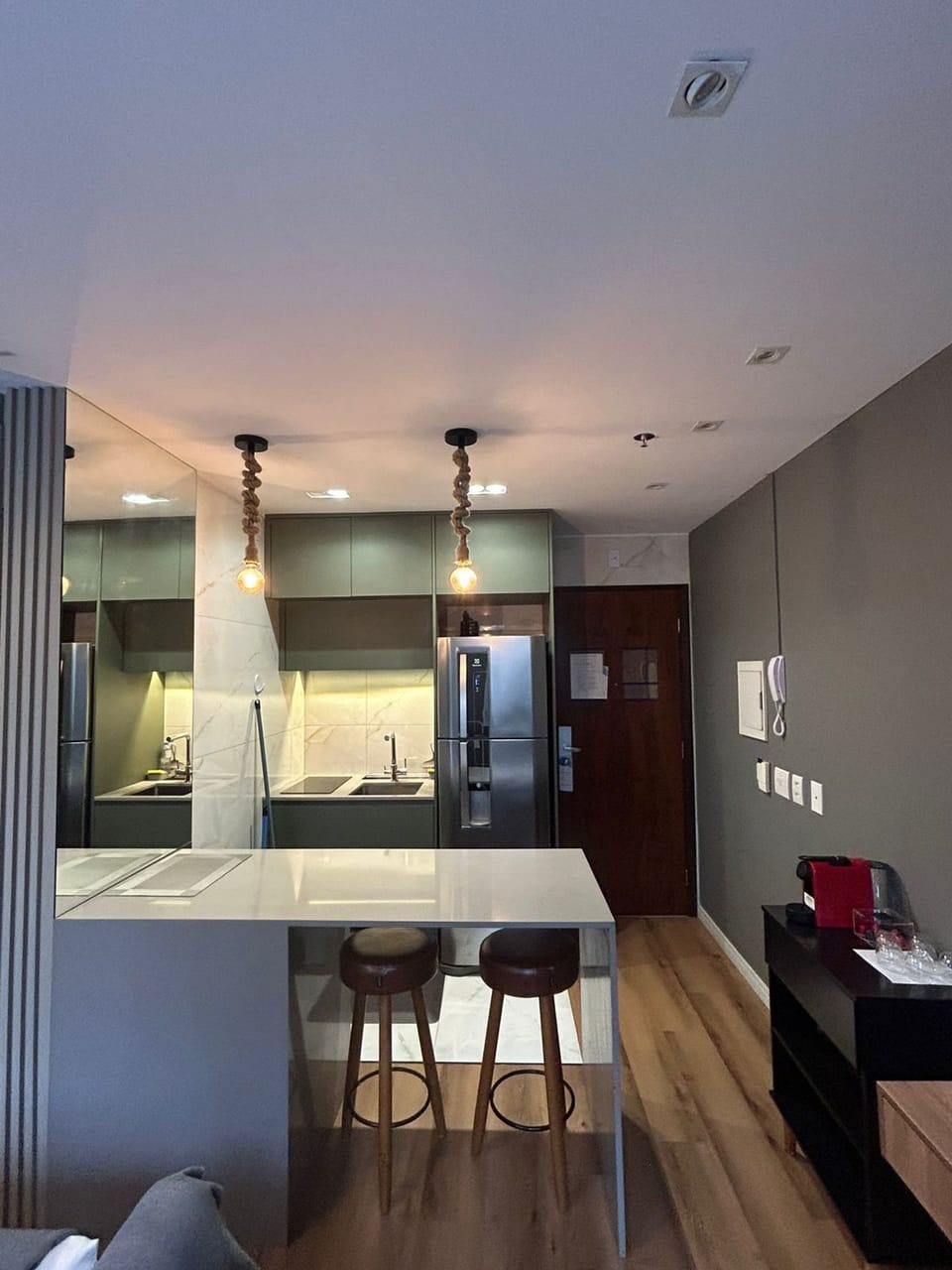 Apartment | Private kitchen | Mini-fridge, microwave, stovetop