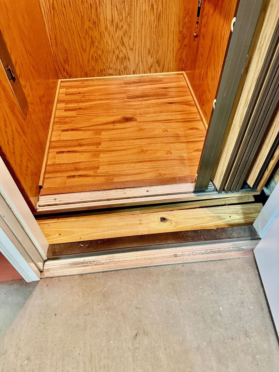 Ground floor elevator access in the garage