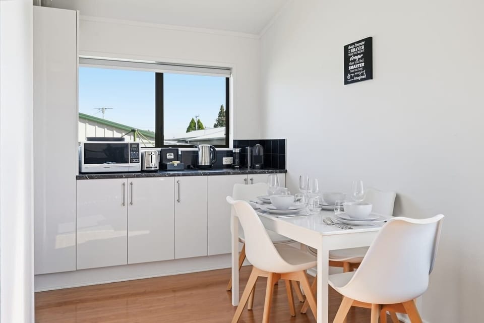 Dining table near the kitchen