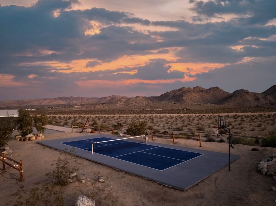 Pickleball with mountain views hits different out here.