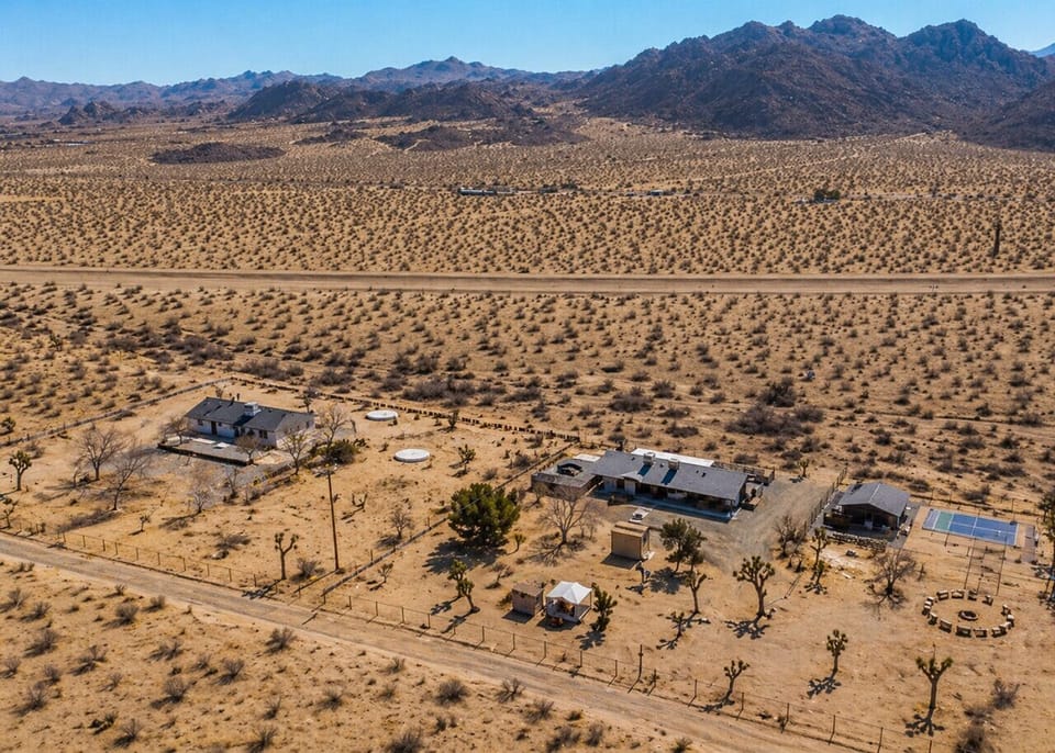Wide open desert land, starry nights, and space between neighbors