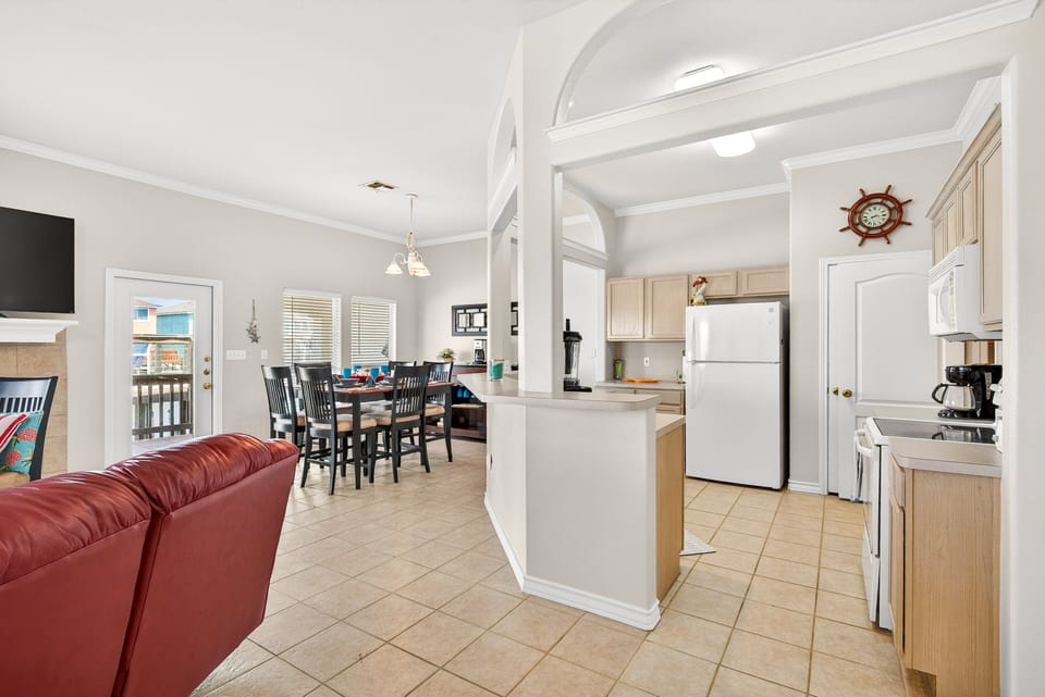 Open concept living space
