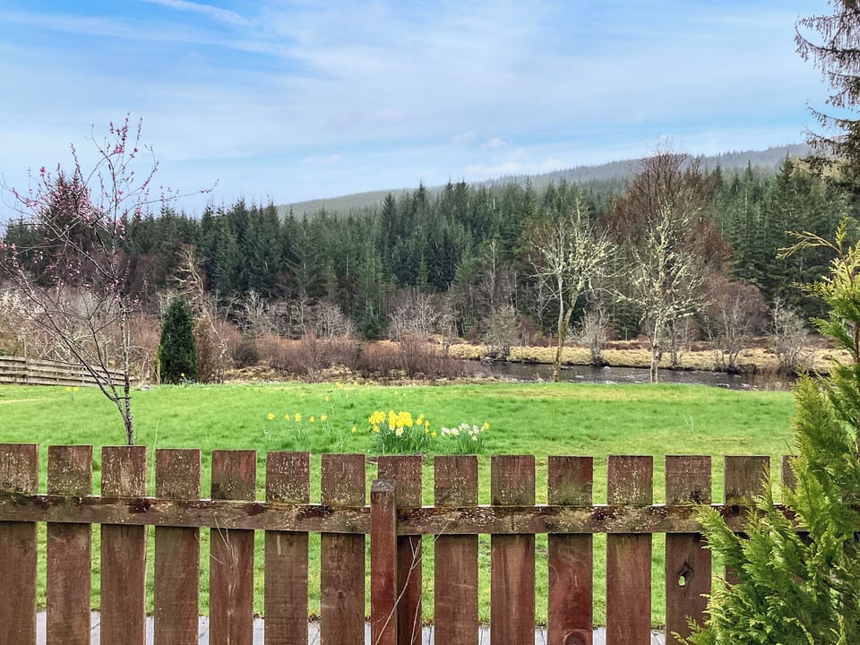 View | Stag View - River Black Water Holiday Lets, Garve