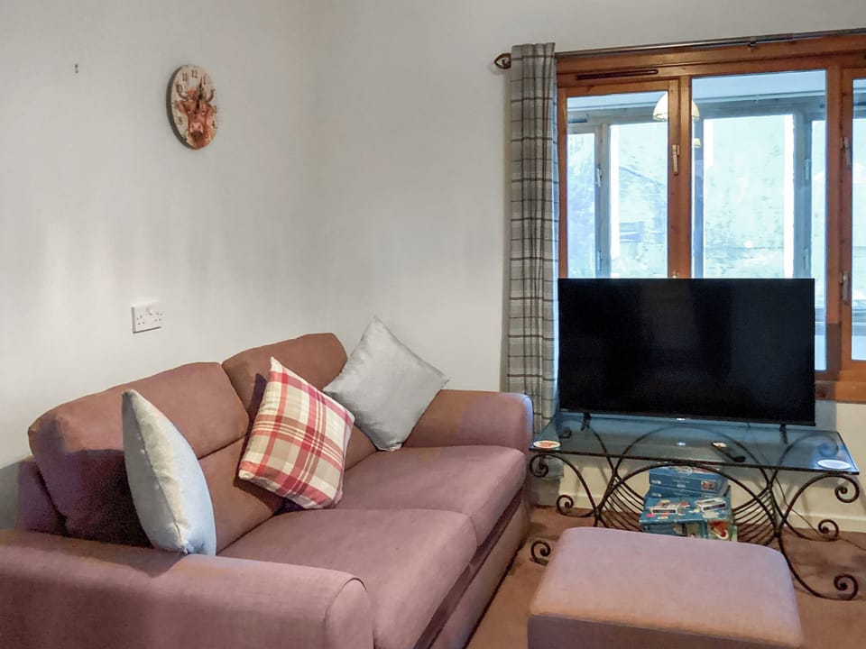 Living area | Woodlands Rest - River Black Water Holiday Lets, Garve