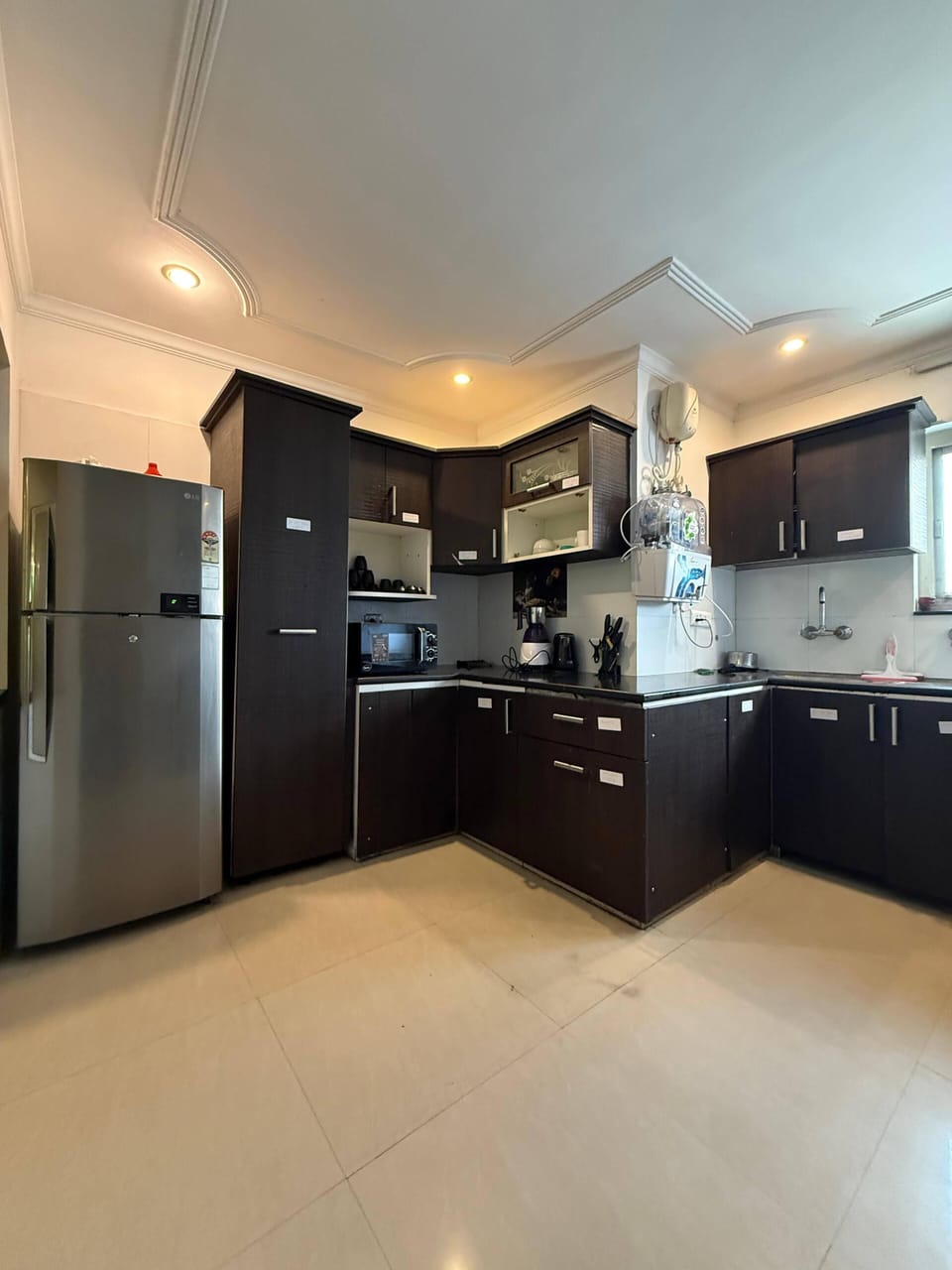 Luxury Apartment, Hill View | Private kitchen | Full-size fridge