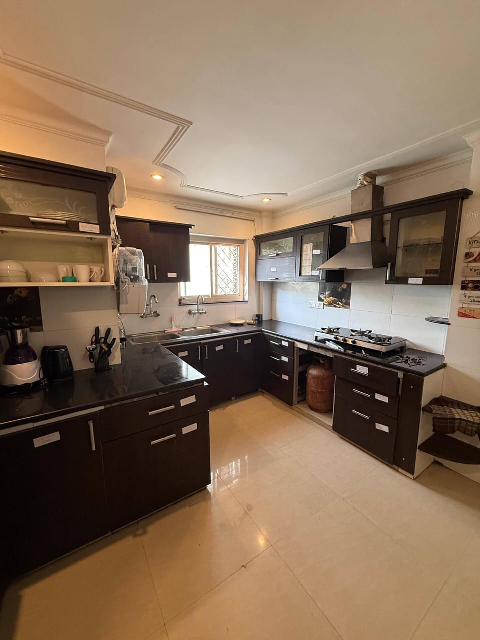 Luxury Apartment, Hill View | Private kitchen | Full-size fridge