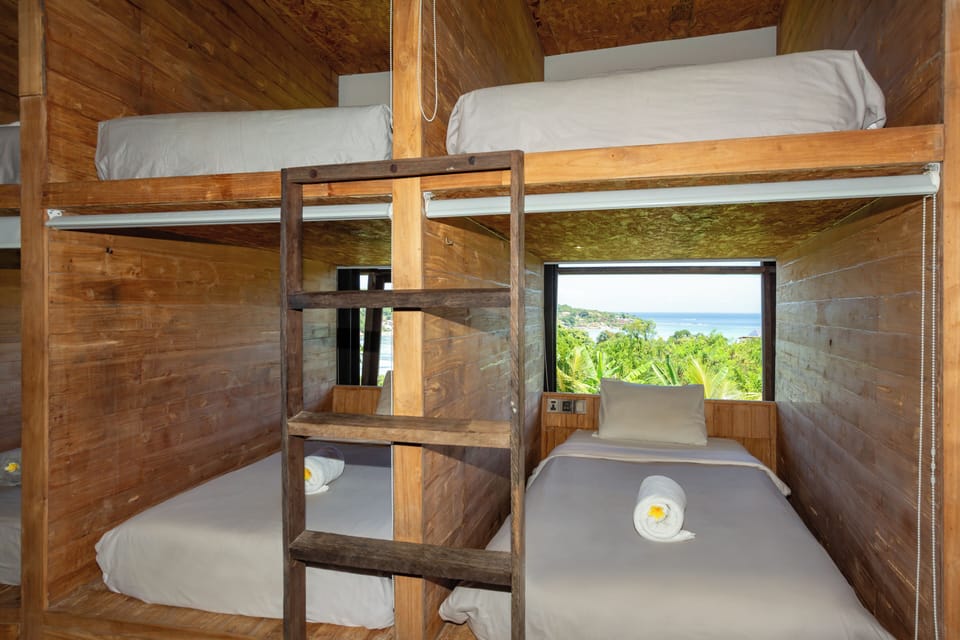 Panoramic Shared Dormitory, Mixed Dorm, Non Smoking, Sea View | Blackout drapes, free WiFi, bed sheets
