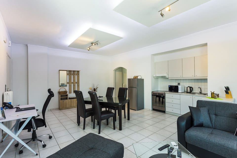 Dining and kitchen area
