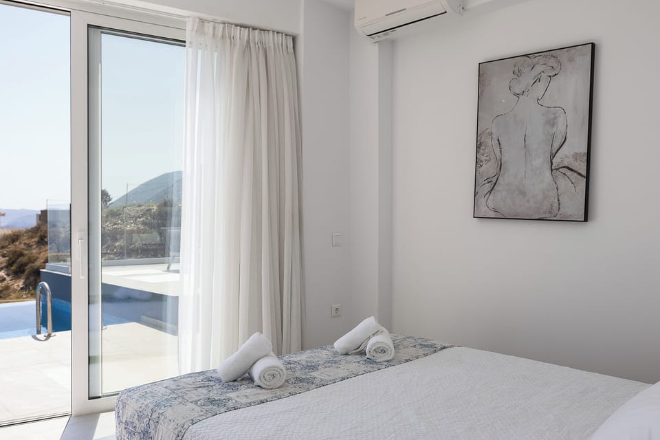 Direct access from bedroom to pool.