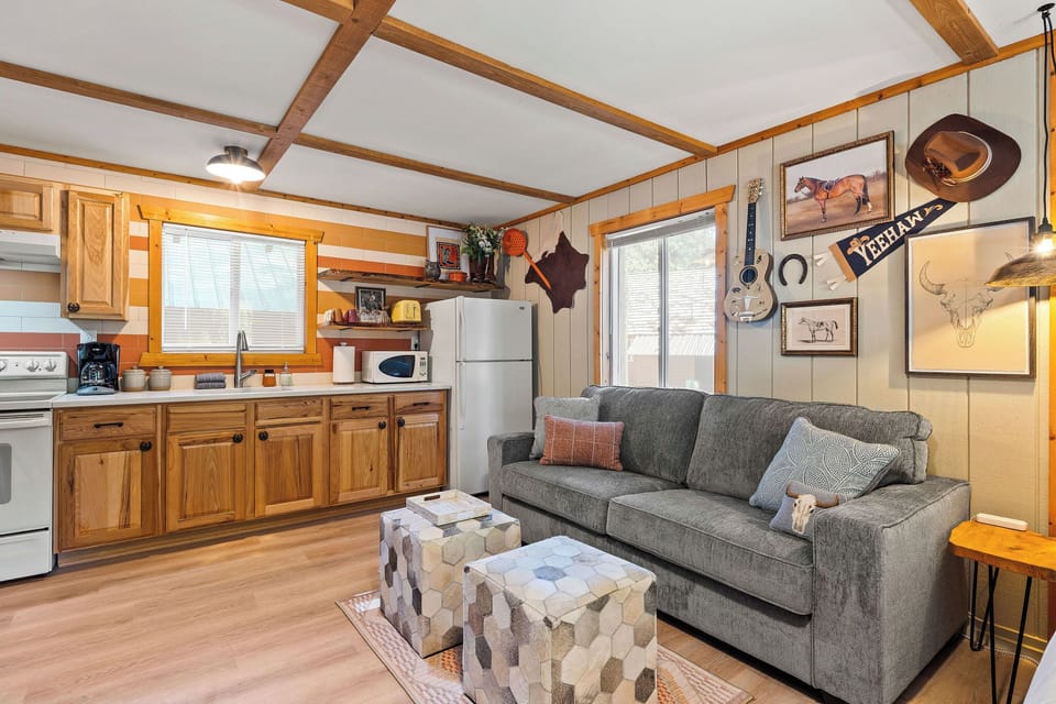 This is the corner of the cabin you come back to. Put your feet up. Start some dinner. Sit for a minute before you even change your boots. It's ready when you are.