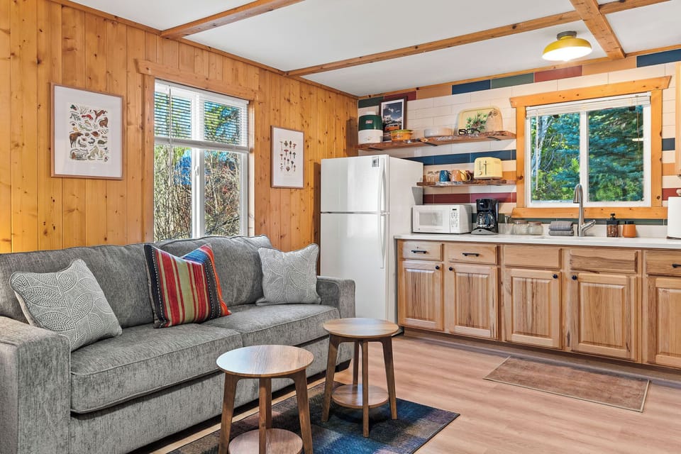 This is the corner of the cabin you come back to. Put your feet up. Start some dinner. Sit for a minute before you even change your boots. It's ready when you are.