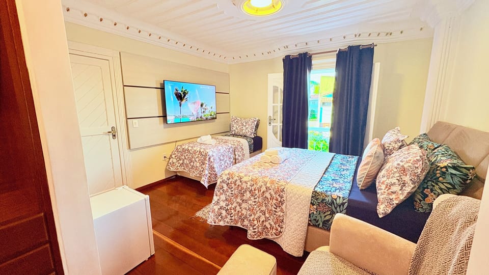 Deluxe Double Room, Balcony, Pool View | Premium bedding, pillowtop beds, free WiFi, bed sheets