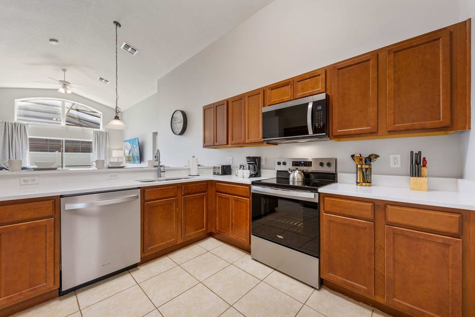 Designed for togetherness, this open kitchen makes every meal effortless