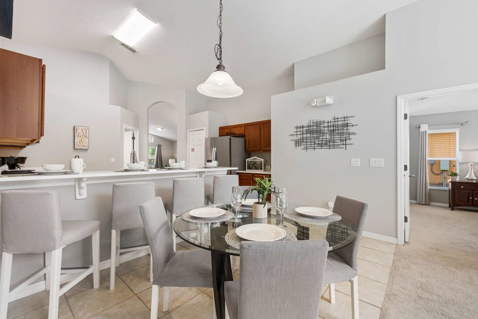 A cozy kitchen nook perfect for morning coffee and casual meals