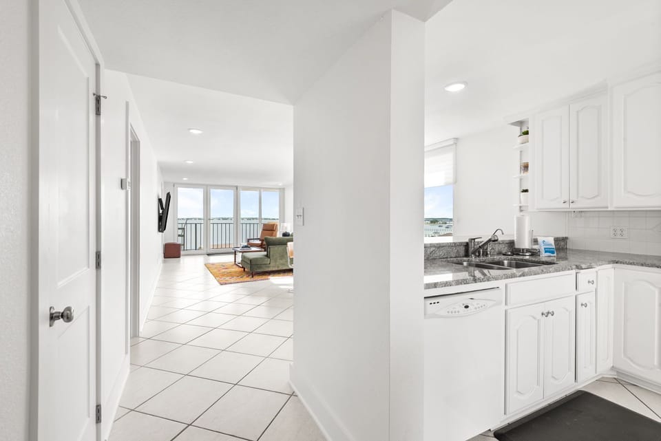 Kitchen and living space