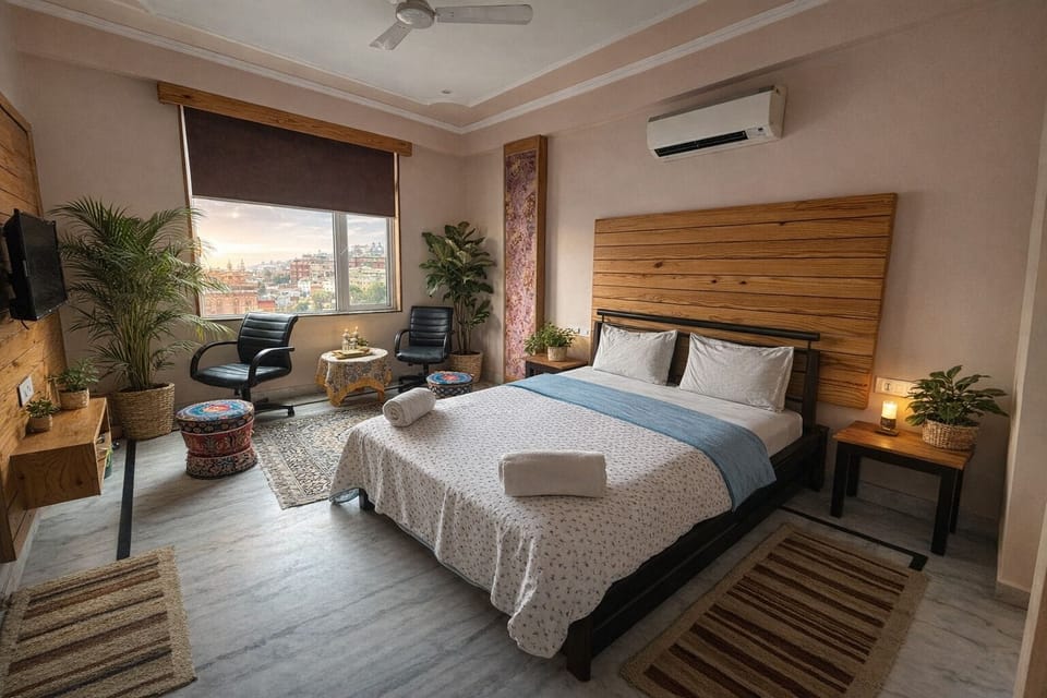 Deluxe Double Room, City View | In-room safe, soundproofing, free WiFi, wheelchair access
