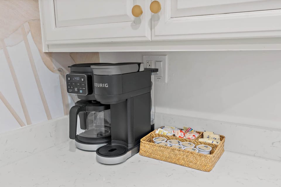 Coffee Station Ready for Fresh-Brewed Mornings