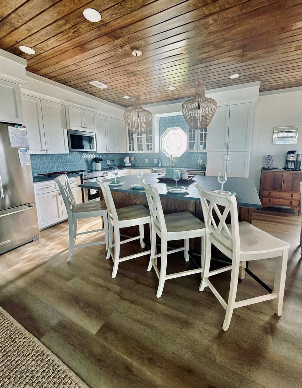 House, Multiple Beds, Patio (Spoonbill at West Bay) | Private kitchen