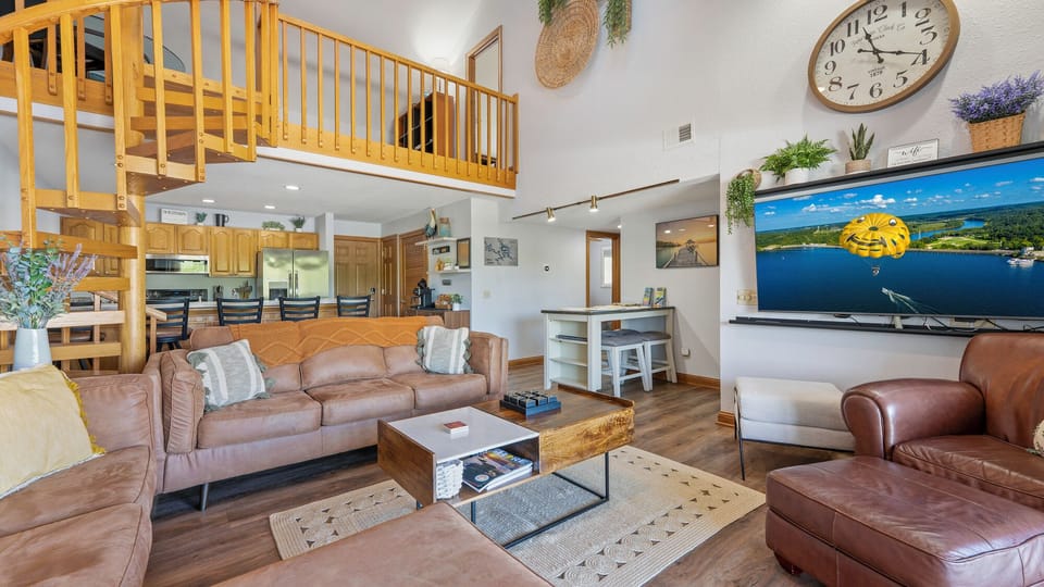 Complete with comfy couch and smart television to watch your favorite shows