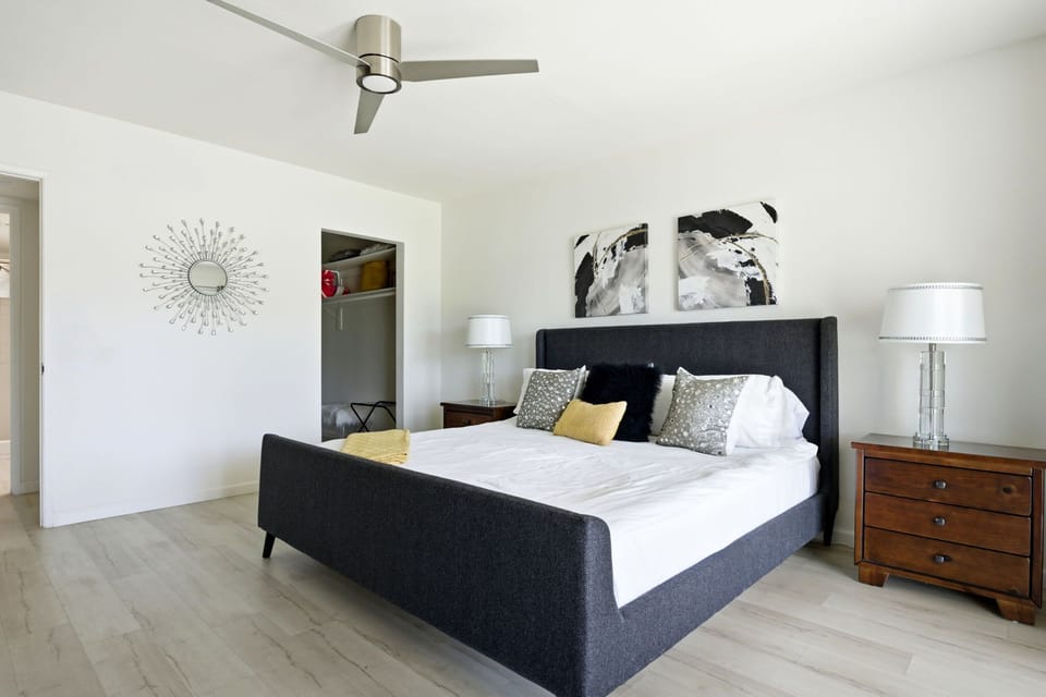  Each bedroom is equipped with walk in closets with plenty of room