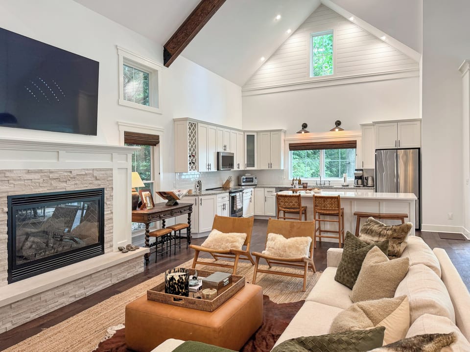 Living Room with Gas Fireplace