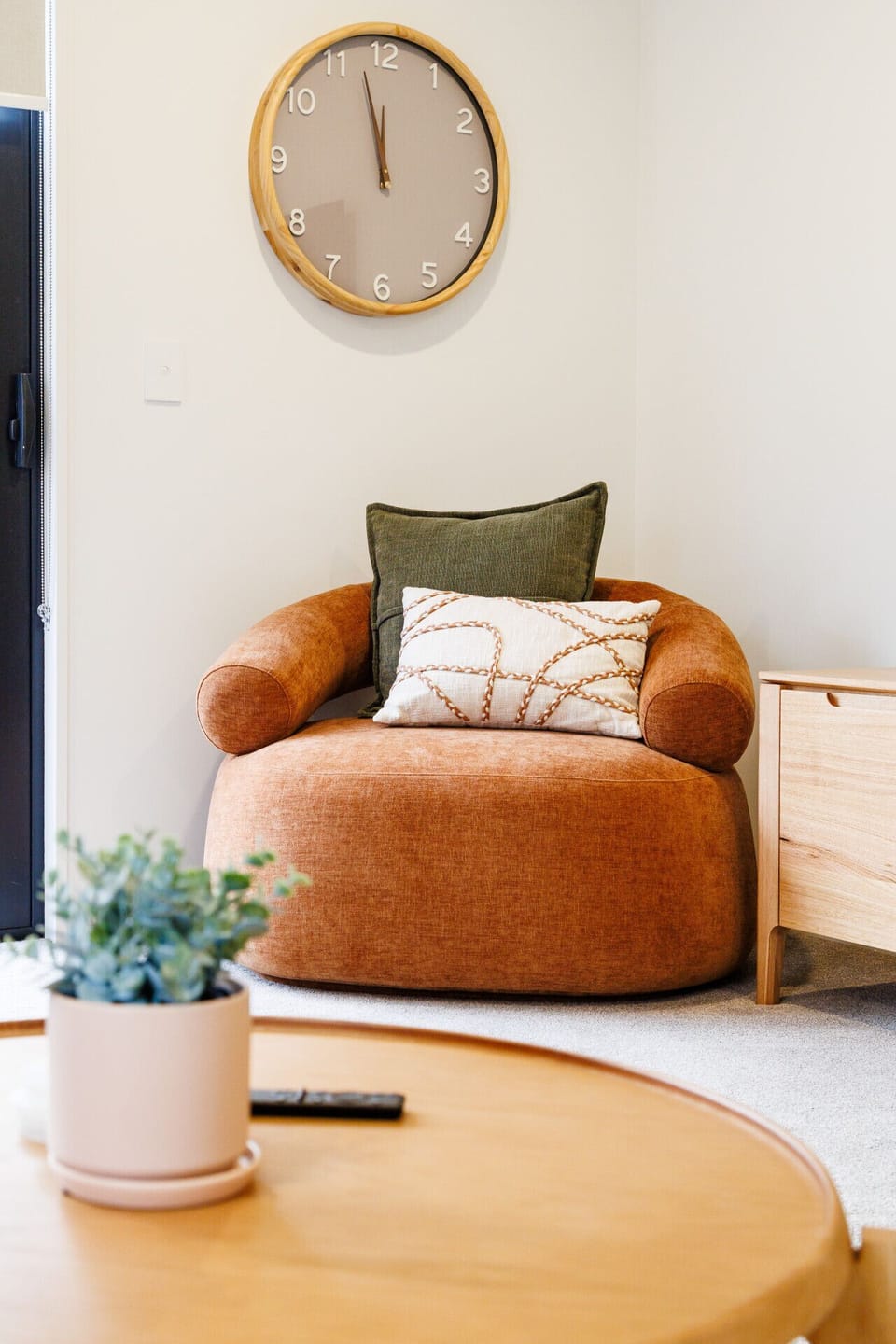Comfortable lounge seating perfect for reading, relaxing, or unwinding after a busy day.