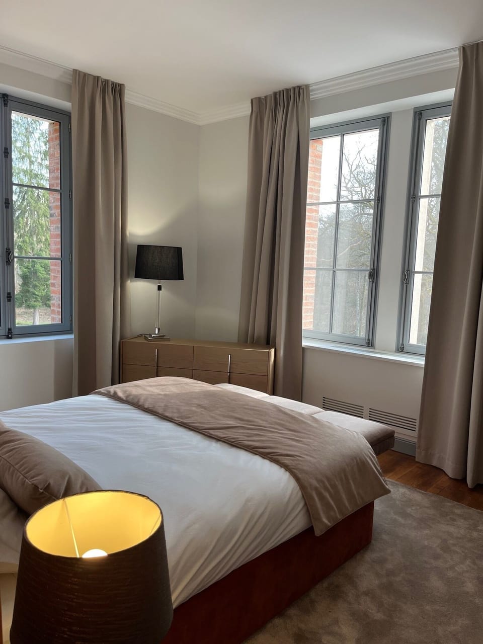 Deluxe Double Room, Park View | Blackout drapes, soundproofing, iron/ironing board, free WiFi