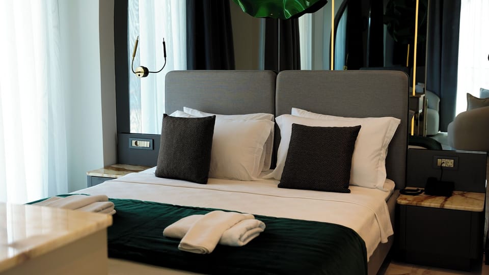 Standard Double Room, Balcony, Sea View | In-room safe, laptop workspace, iron/ironing board, free WiFi