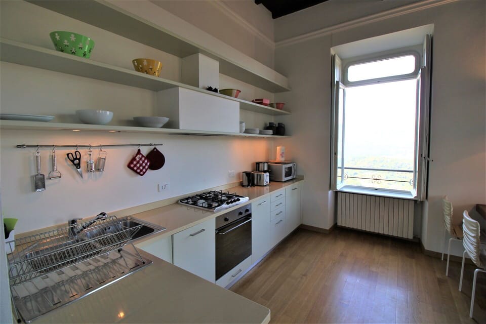 Interior Design, Kitchen, Furniture, Flooring, Countertop, Ceiling, Lighting, Floor, Kitchen Appliance, Cabinetry